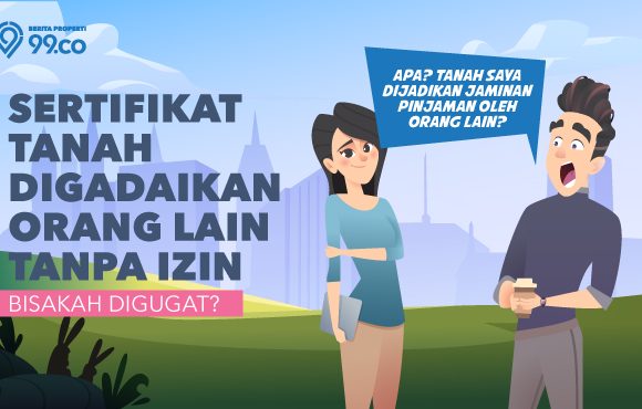 sertifikat tanah digadaikan orang lain