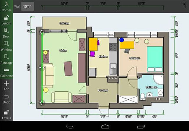 Aplikasi Desain Rumah Android Floor Plan Creator