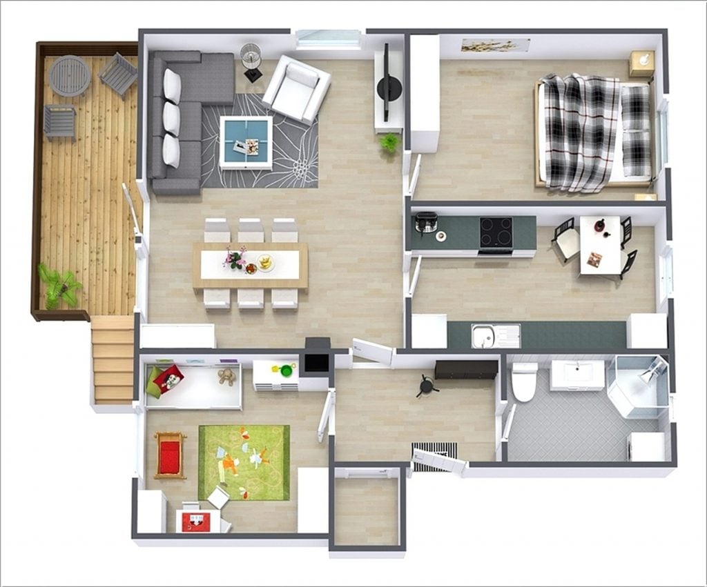 Rumah Sederhana 2 Kamar Tidur