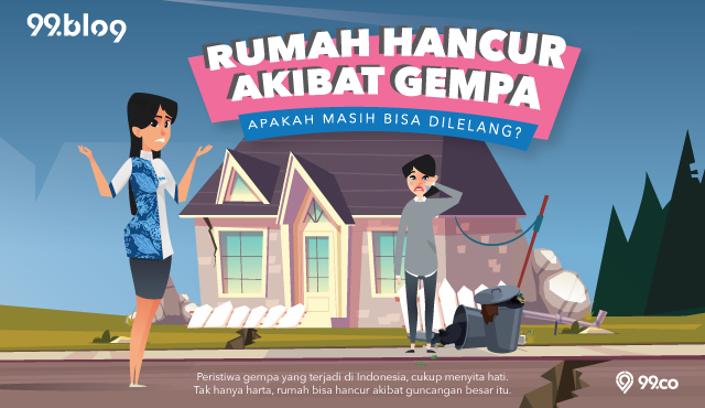rumah hancur akibat gempa