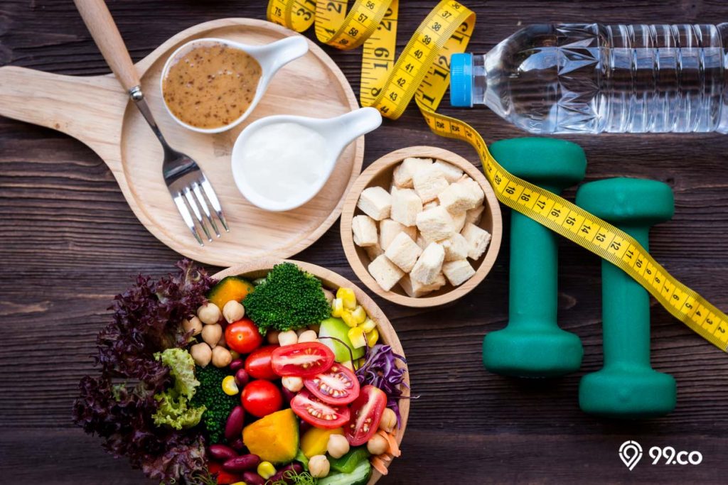 diet kurangi lemak perut