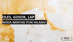 cara membersihkan noda minyak