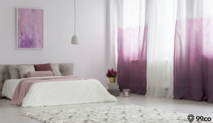 cat kamar warna lavender