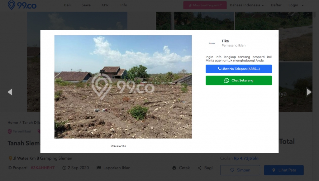 contoh gambar penjualan properti