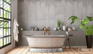 desain kamar mandi semen