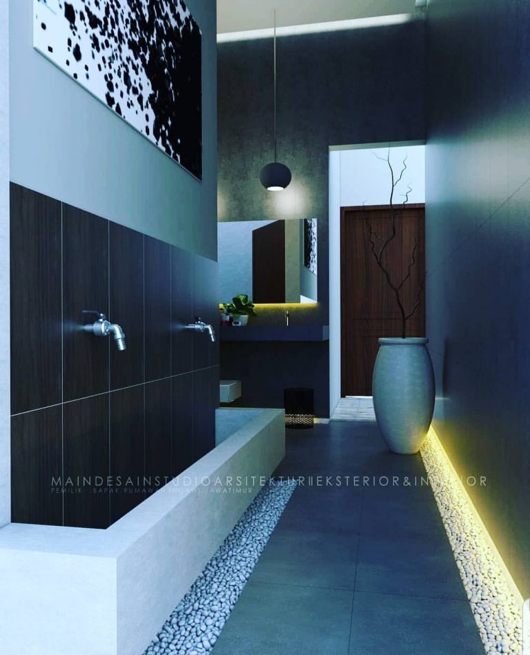 6 Ide Inspirasi Desain Tempat Wudhu Minimalis di Rumah