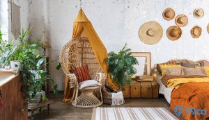 kamar tidur bergaya interior