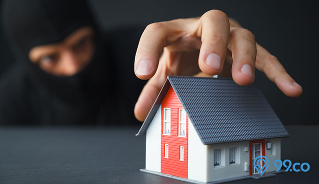 kondisi rumah anti-maling