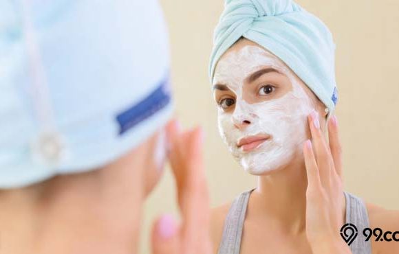 cara memutihkan kulit pakai masker tepung beras