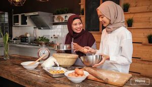 membuat kue lebaran