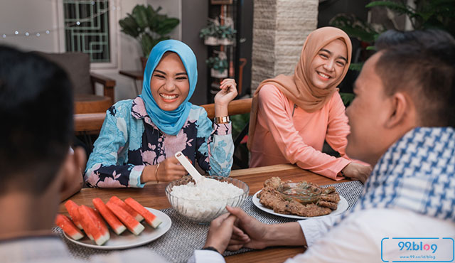 open house lebaran meriah