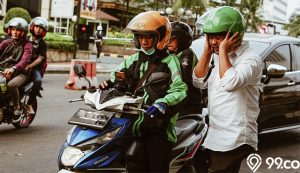 pencegahan virus corona saat naik ojek