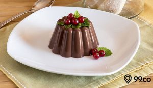 puding coklat