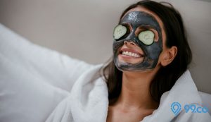 masker wajah alami