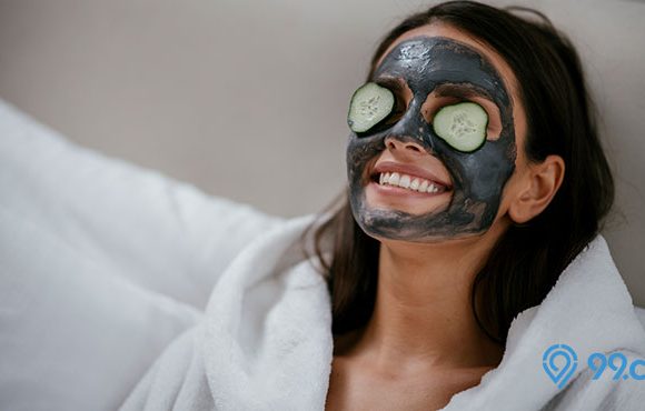 masker wajah alami