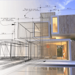 sketsa rumah