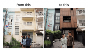 renovasi rumah pasangan asal thailand
