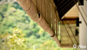 tirai bambu rumah