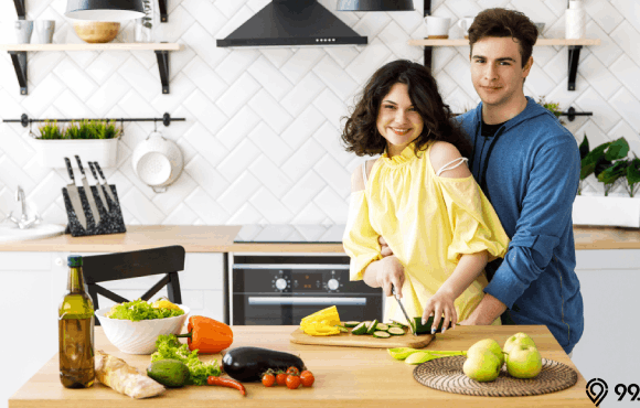 ukuran kitchen set ideal
